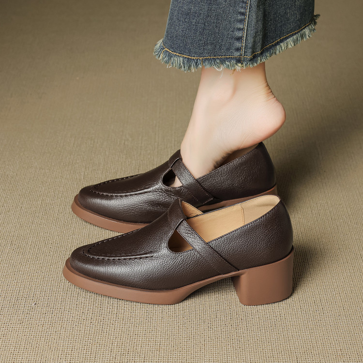 Deep Mouth Flat Shoes Comfortable Slip-On - Image 2