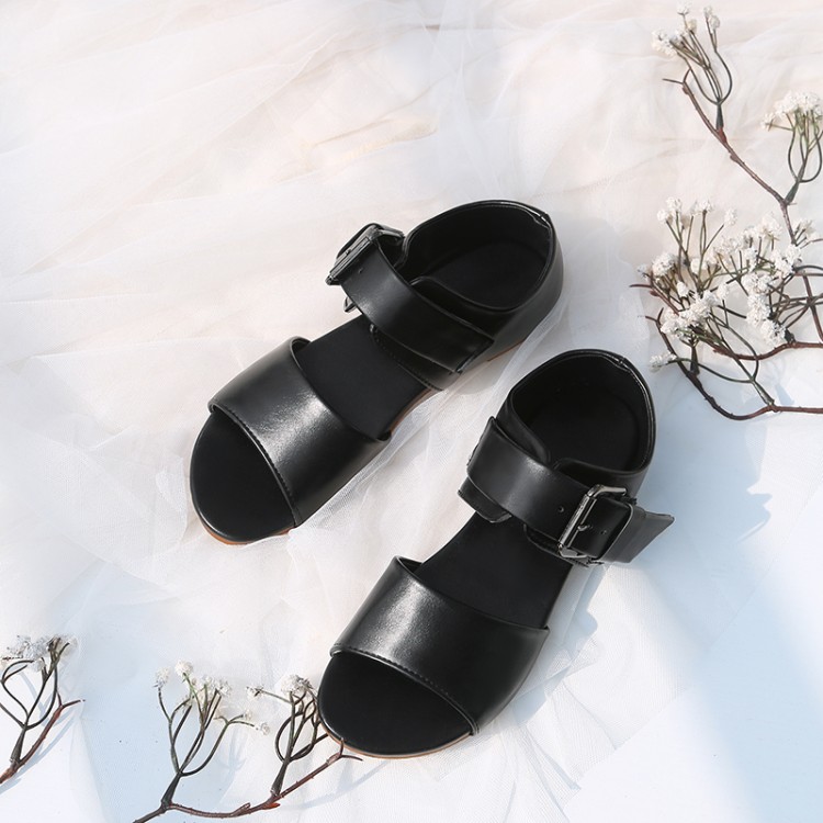 Women's Casual Low-Top Sandals with Buckle Strap - Image 4